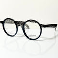 Yohji Yamamoto YY1035 019 Eyeglasses Frame in Black/Clear/Gold - Authentic New
