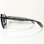 Yohji Yamamoto YY1035 019 Eyeglasses Frame in Black/Clear/Gold - Authentic New