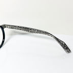 Yohji Yamamoto YY1035 019 Eyeglasses Frame in Black/Clear/Gold - Authentic New