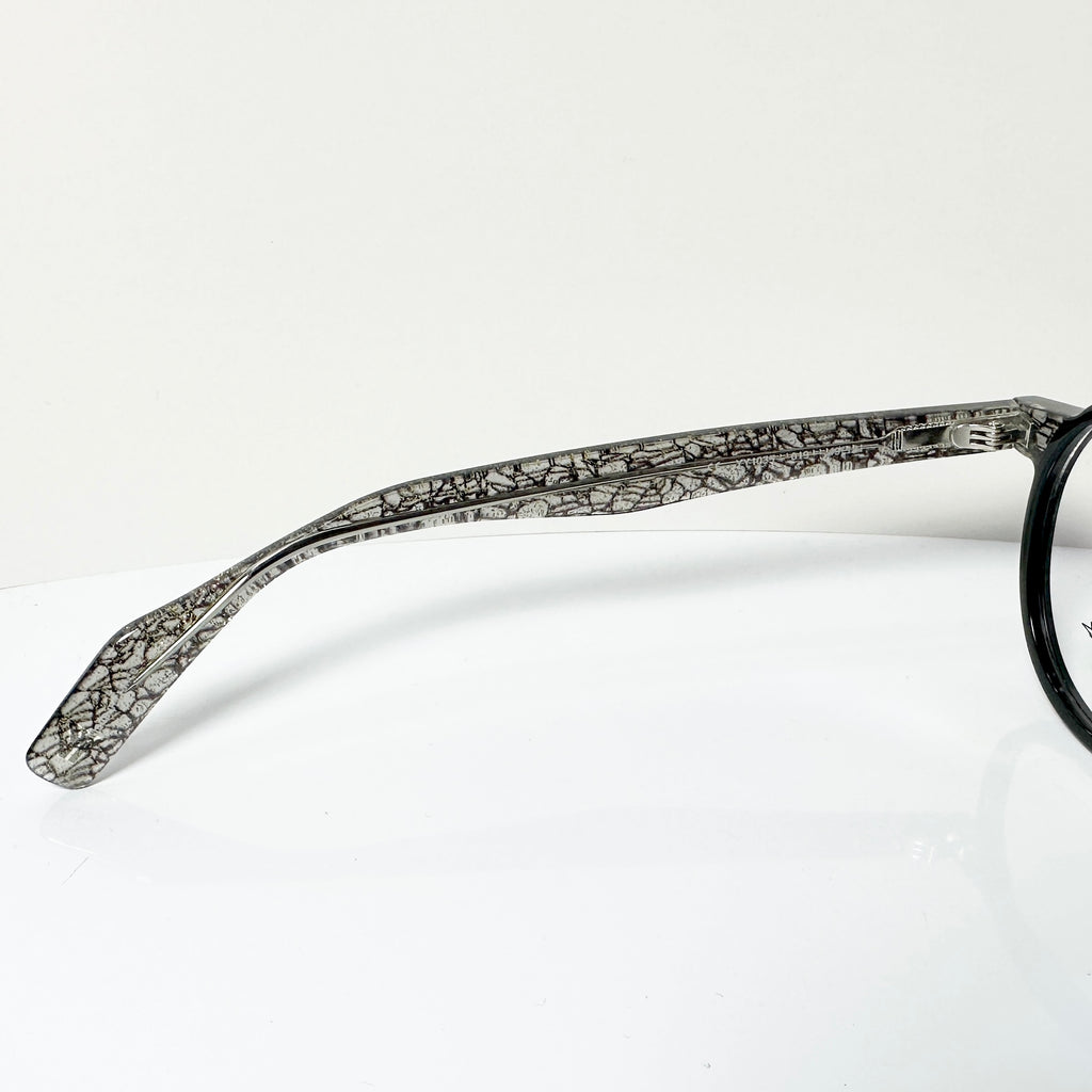 Yohji Yamamoto YY1035 019 Eyeglasses Frame in Black/Clear/Gold - Authentic New