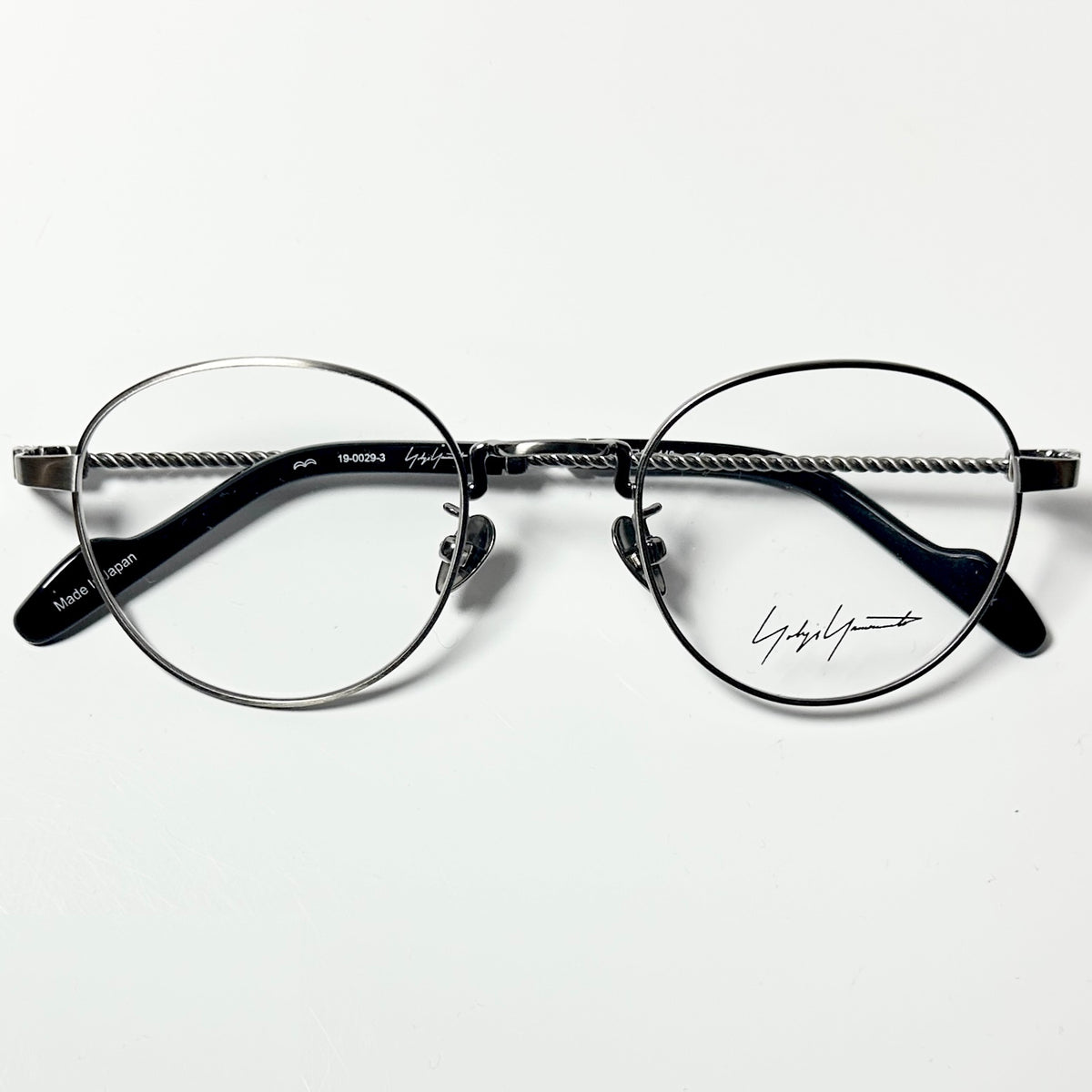 Yohji Yamamoto YY19-0029 3 Men's Eyeglasses Frame in Gunmetal - Authentic New