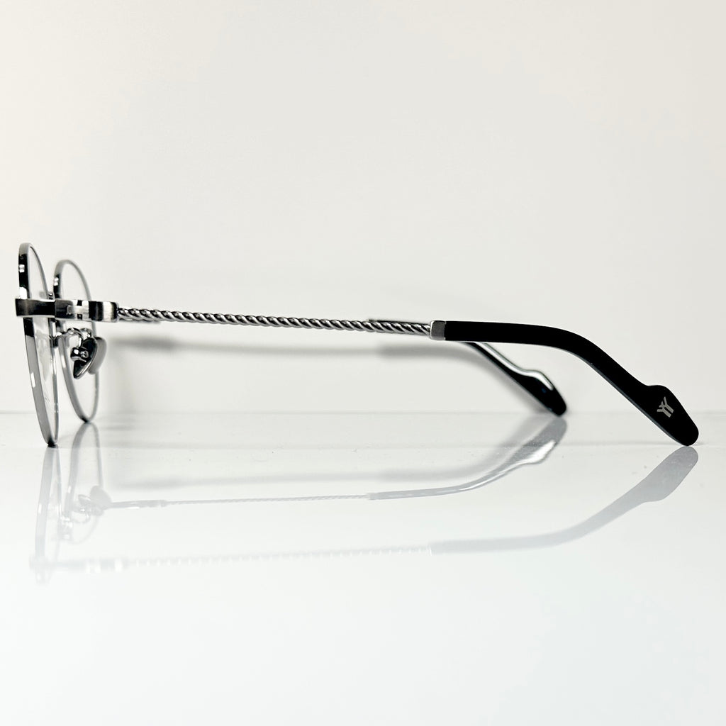 Yohji Yamamoto YY19-0029 3 Men's Eyeglasses Frame in Gunmetal - Authentic New