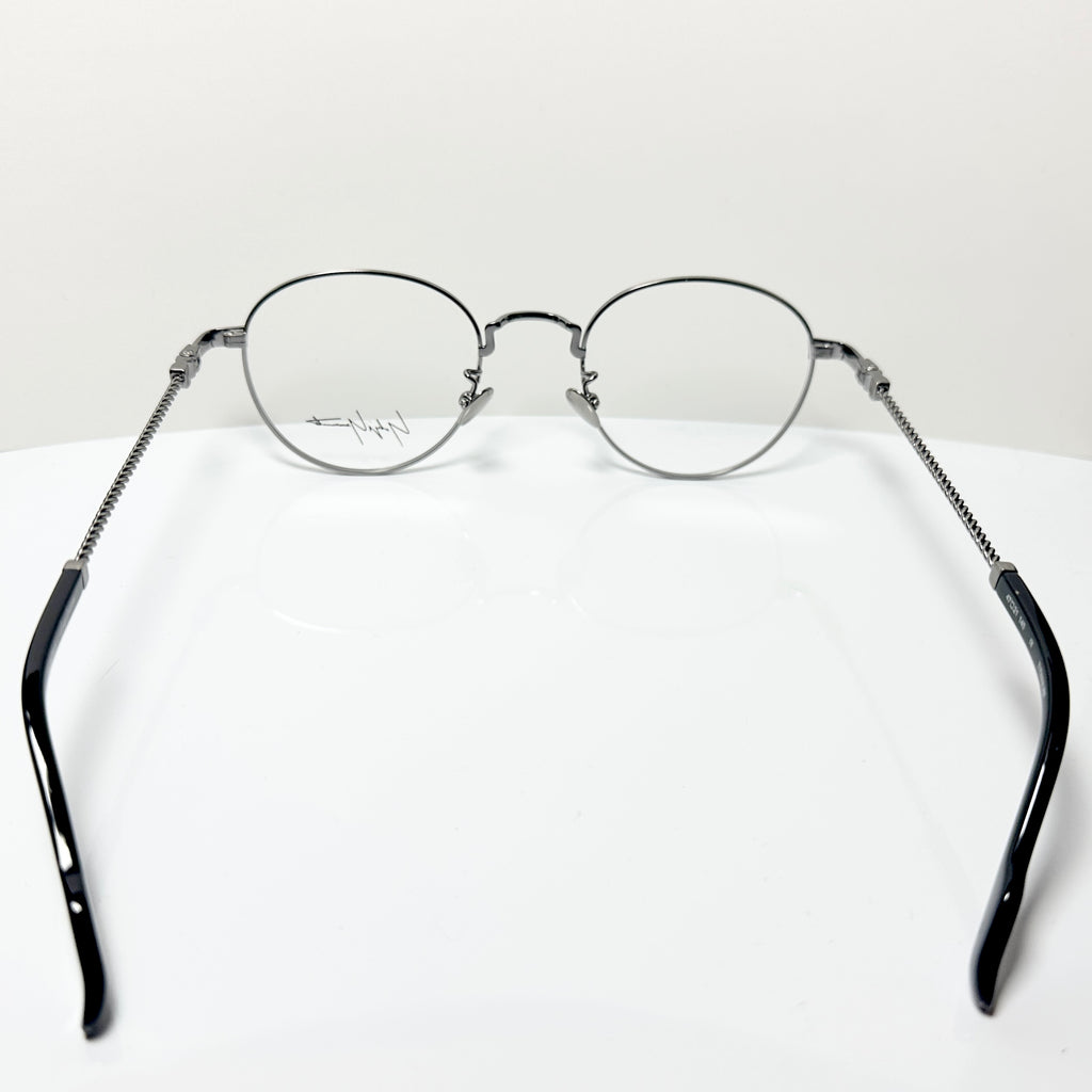 Yohji Yamamoto YY19-0029 3 Men's Eyeglasses Frame in Gunmetal - Authentic New