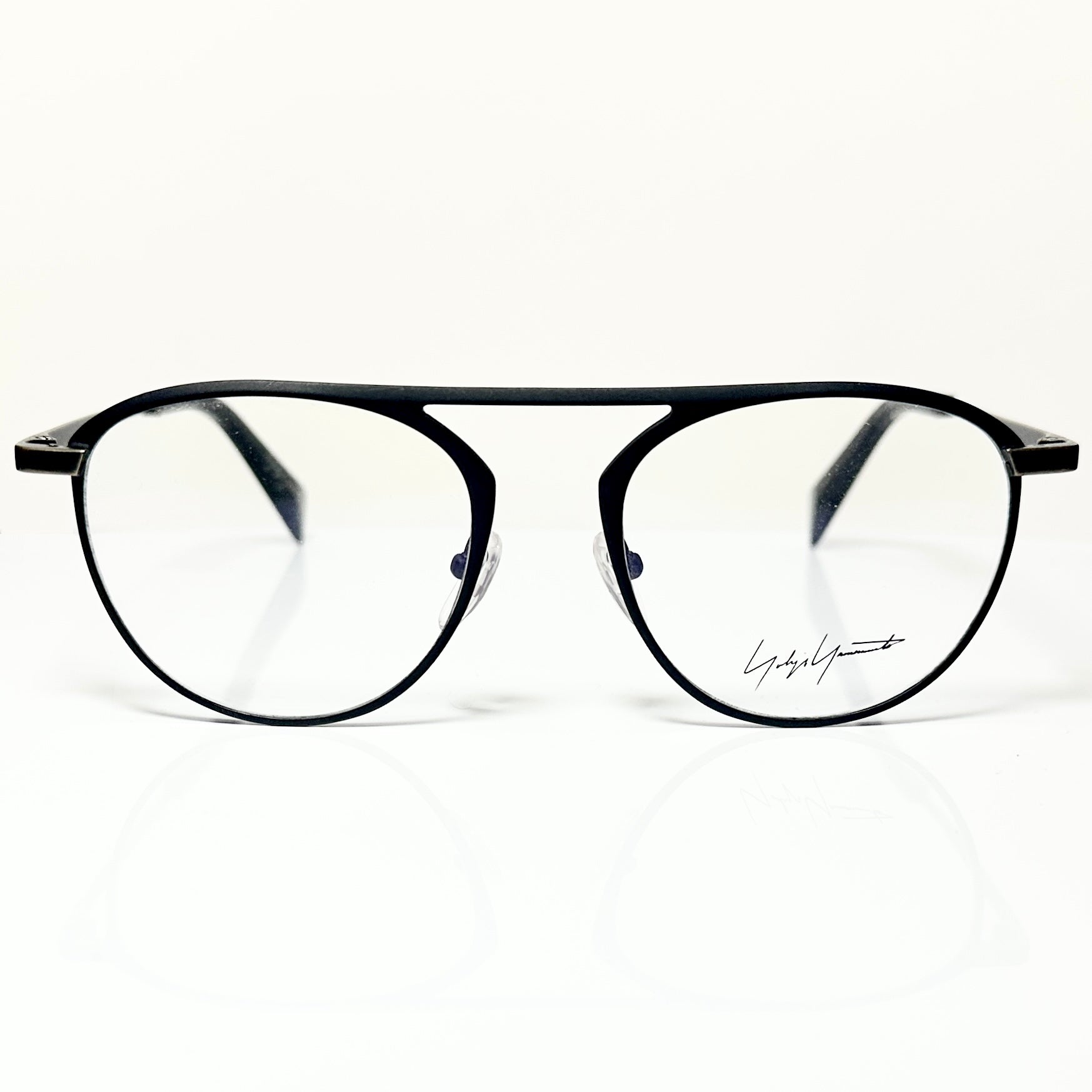 Yohji Yamamoto YY3012 002 Men's Eyeglasses Frame in Black  - Authentic New