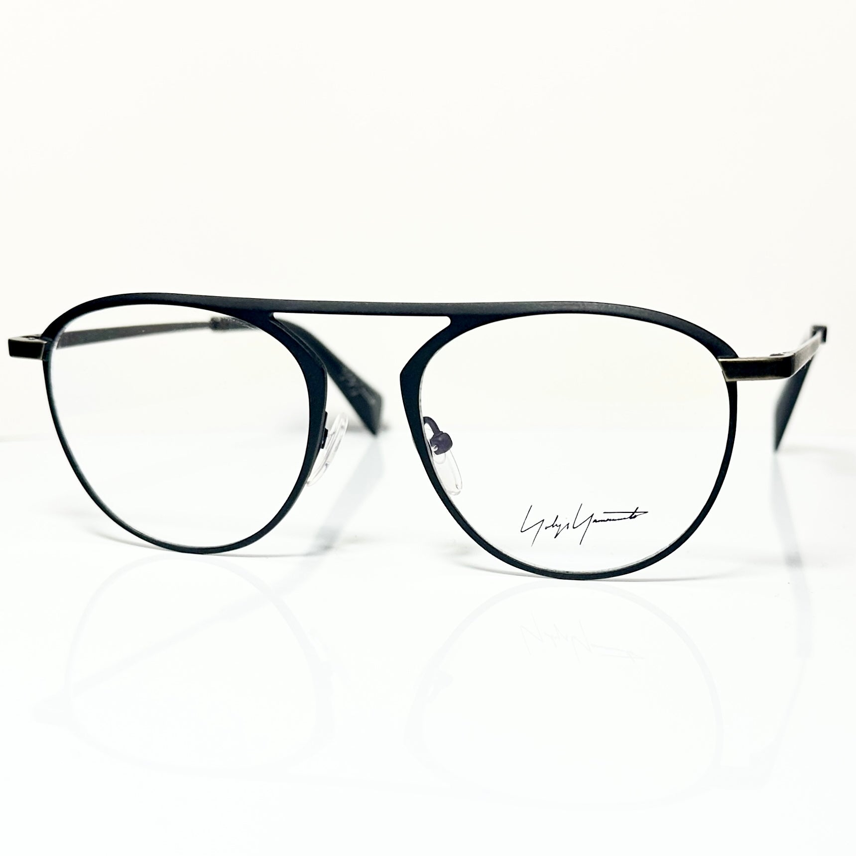 Yohji Yamamoto YY3012 002 Men's Eyeglasses Frame in Black  - Authentic New