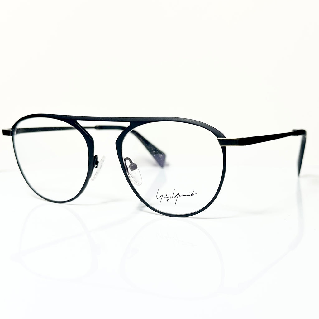Yohji Yamamoto YY3012 002 Men's Eyeglasses Frame in Black  - Authentic New