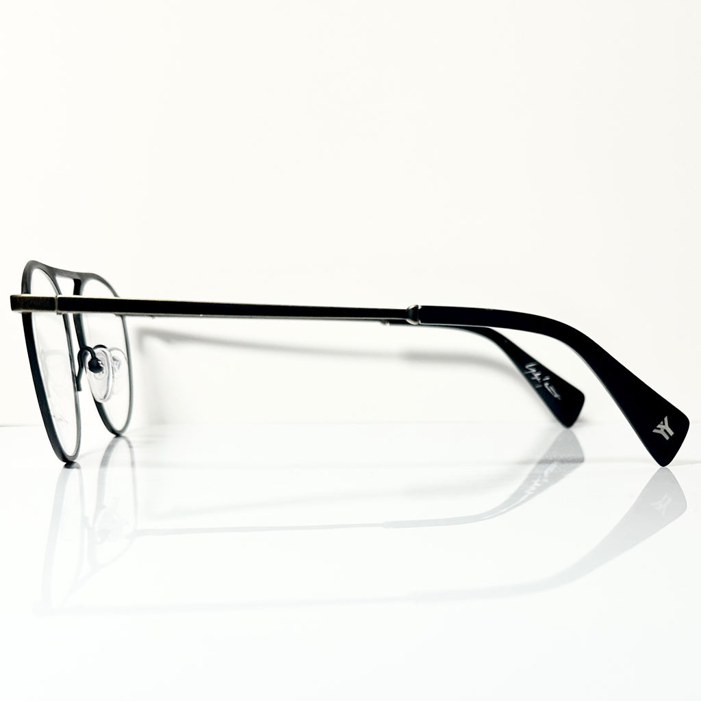 Yohji Yamamoto YY3012 002 Men's Eyeglasses Frame in Black  - Authentic New