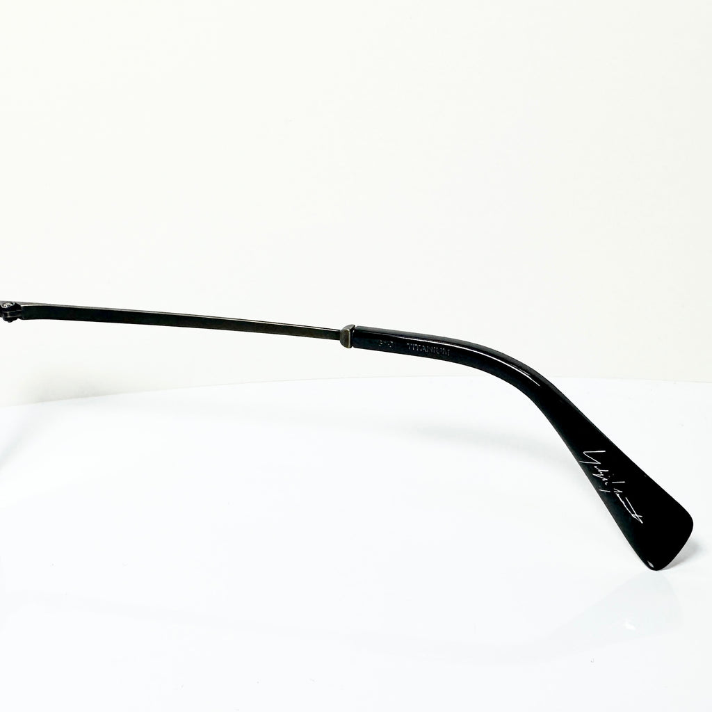 Yohji Yamamoto YY3012 002 Men's Eyeglasses Frame in Black  - Authentic New