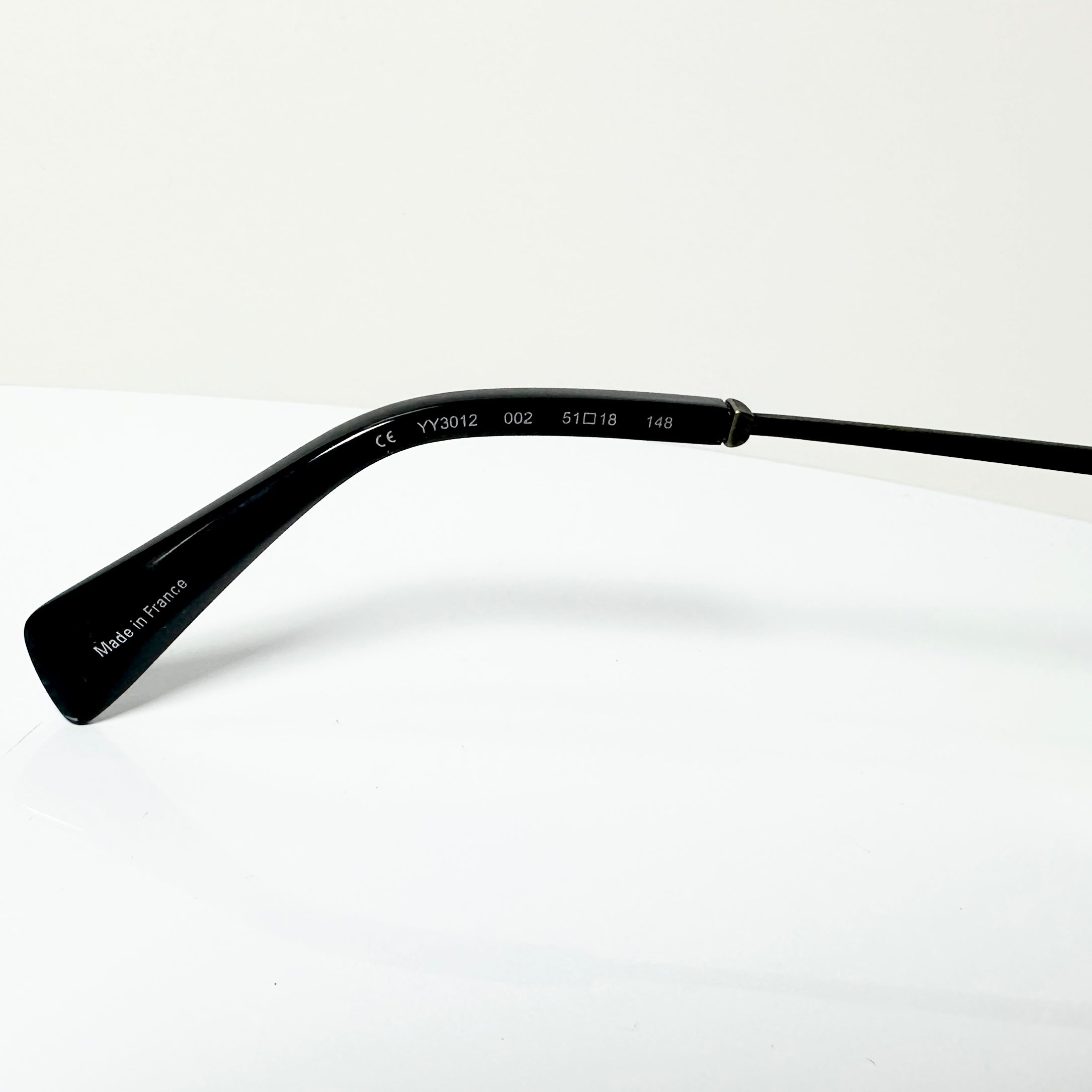Yohji Yamamoto YY3012 002 Men's Eyeglasses Frame in Black  - Authentic New