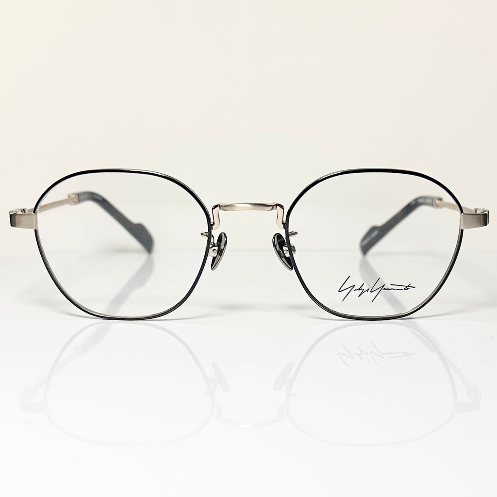 Yohji Yamamoto YY19-0026 6 Unisex Eyeglasses Frame in Black/Gold - Authentic New