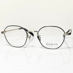 Yohji Yamamoto YY19-0026 6 Unisex Eyeglasses Frame in Black/Gold - Authentic New
