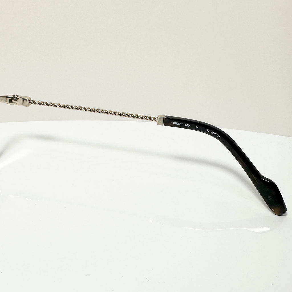 Yohji Yamamoto YY19-0026 6 Unisex Eyeglasses Frame in Black/Gold - Authentic New