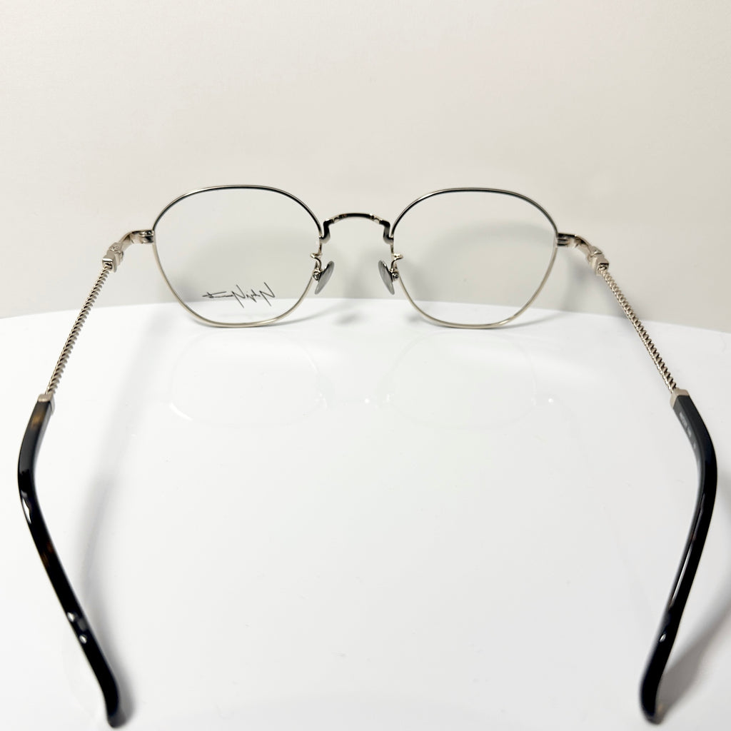 Yohji Yamamoto YY19-0026 6 Unisex Eyeglasses Frame in Black/Gold - Authentic New