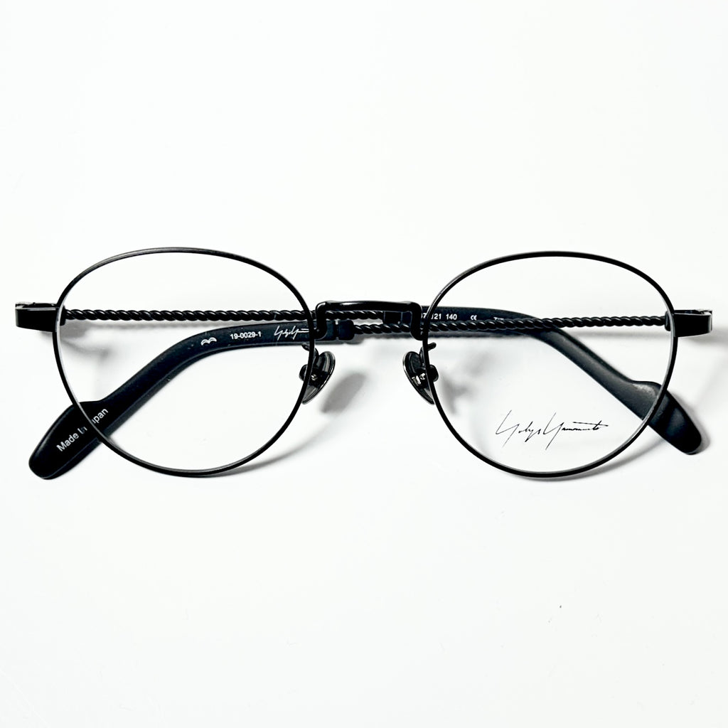 Yohji Yamamoto YY19-0029 1 Eyeglasses Frame in Black - Authentic New