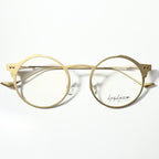 Yohji Yamamoto YY3025 403 Eyeglasses Frame in Gold - Authentic New