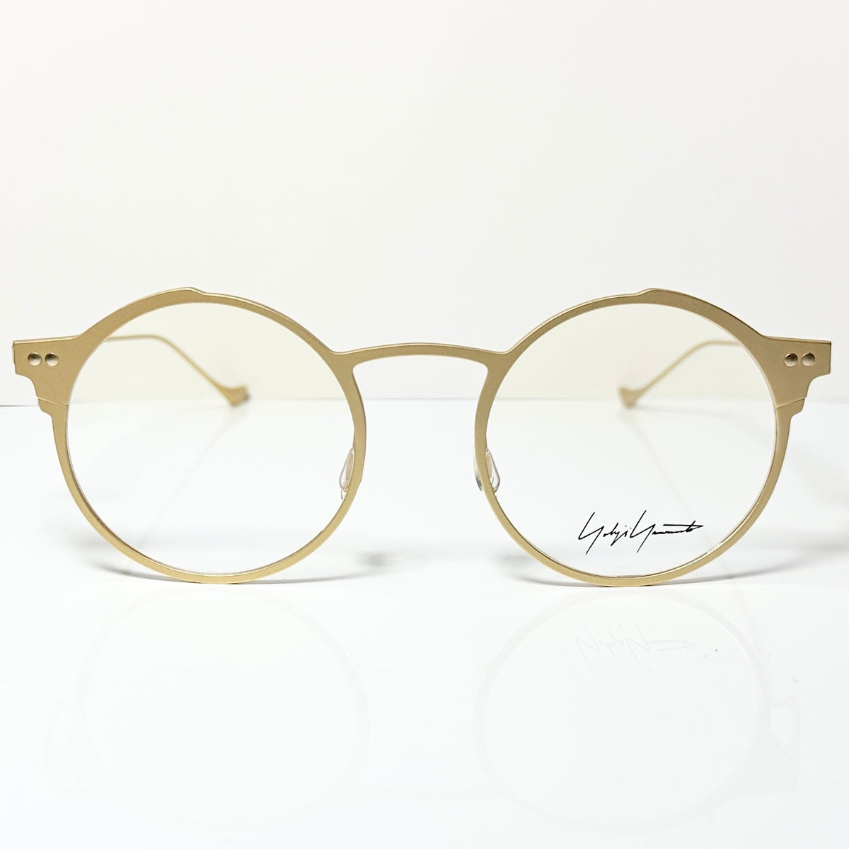 Yohji Yamamoto YY3025 403 Eyeglasses Frame in Gold - Authentic New