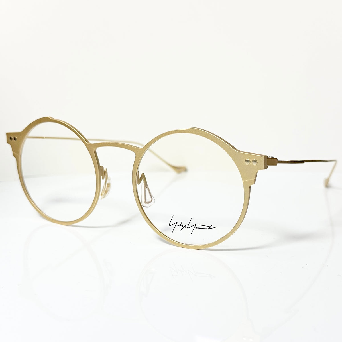 Yohji Yamamoto YY3025 403 Eyeglasses Frame in Gold - Authentic New