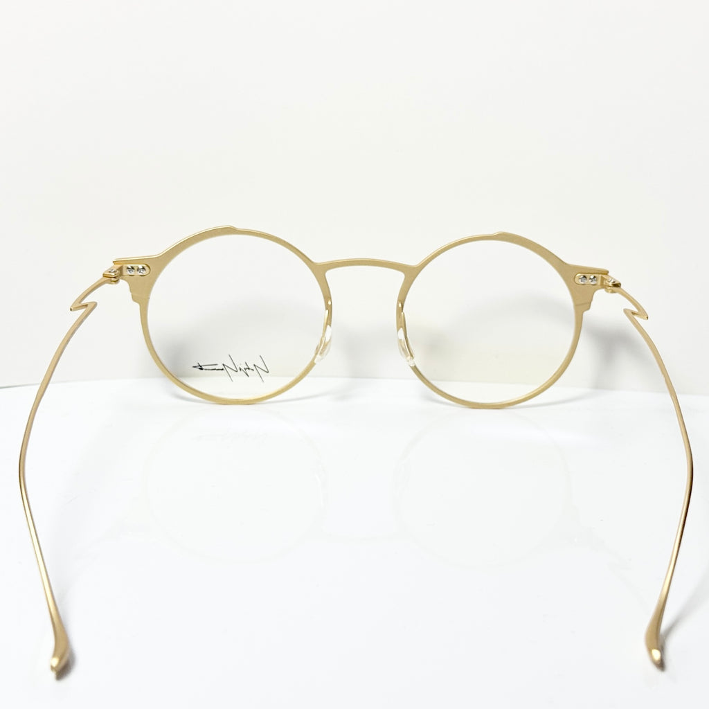 Yohji Yamamoto YY3025 403 Eyeglasses Frame in Gold - Authentic New