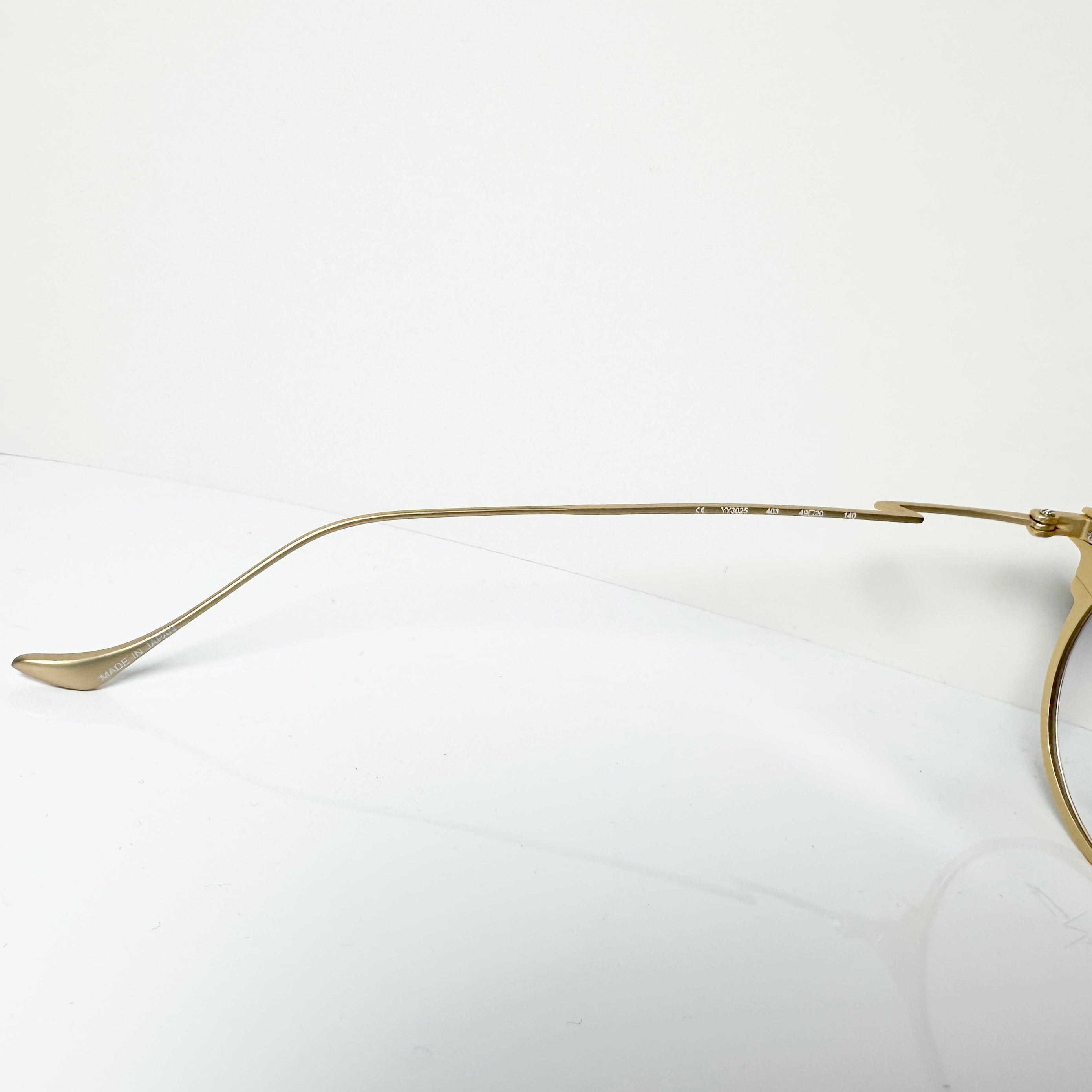 Yohji Yamamoto YY3025 403 Eyeglasses Frame in Gold - Authentic New