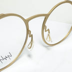 Yohji Yamamoto YY3025 403 Eyeglasses Frame in Gold - Authentic New