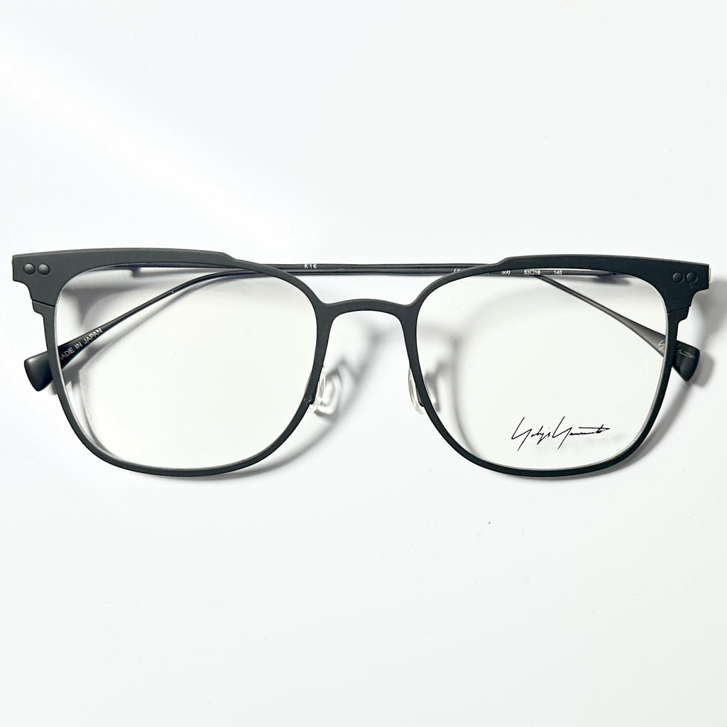 Yohji Yamamoto YY3026 500 Men's Eyeglasses Frame in Dark Green - Authentic New