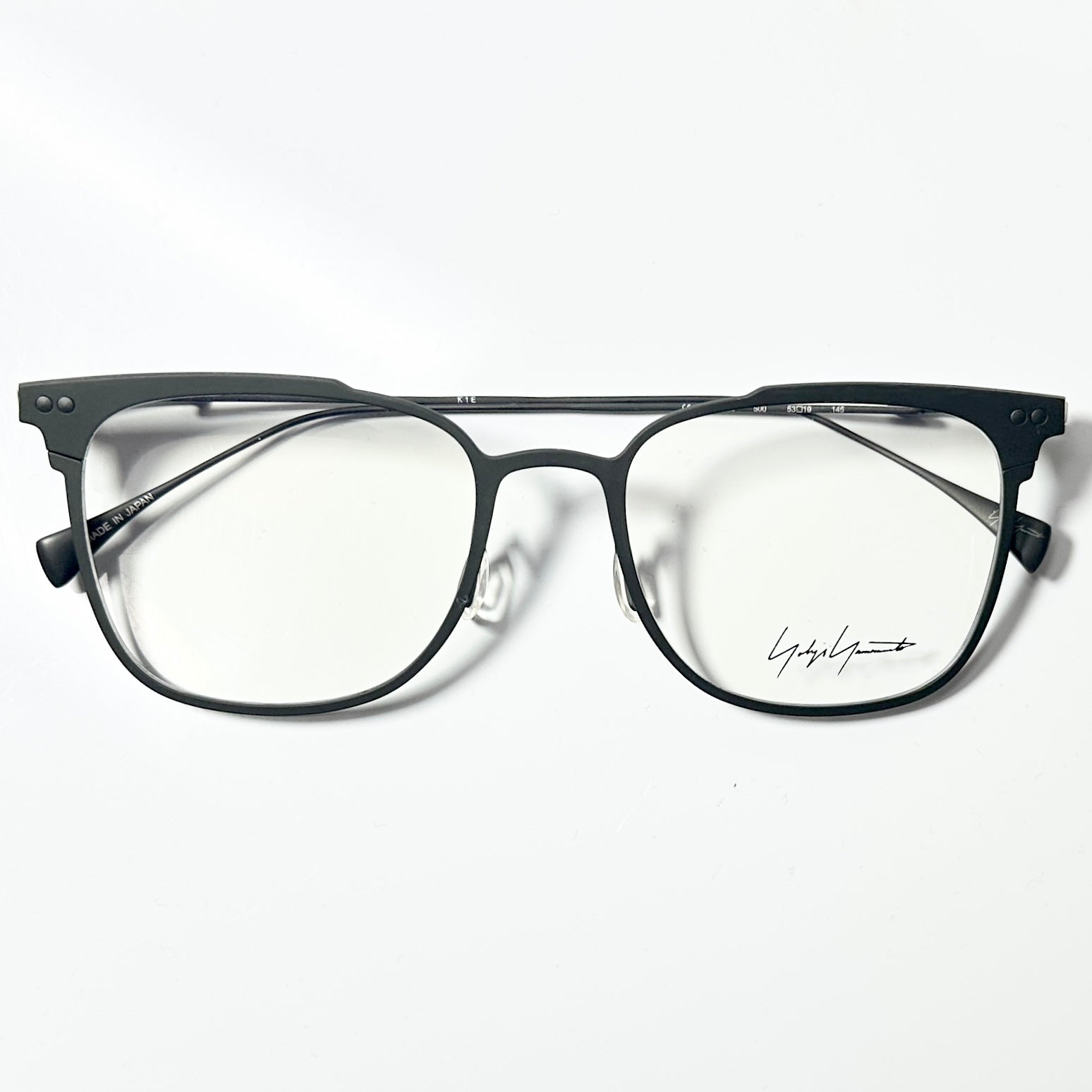 Yohji Yamamoto YY3026 500 Men's Eyeglasses Frame in Dark Green - Authentic New