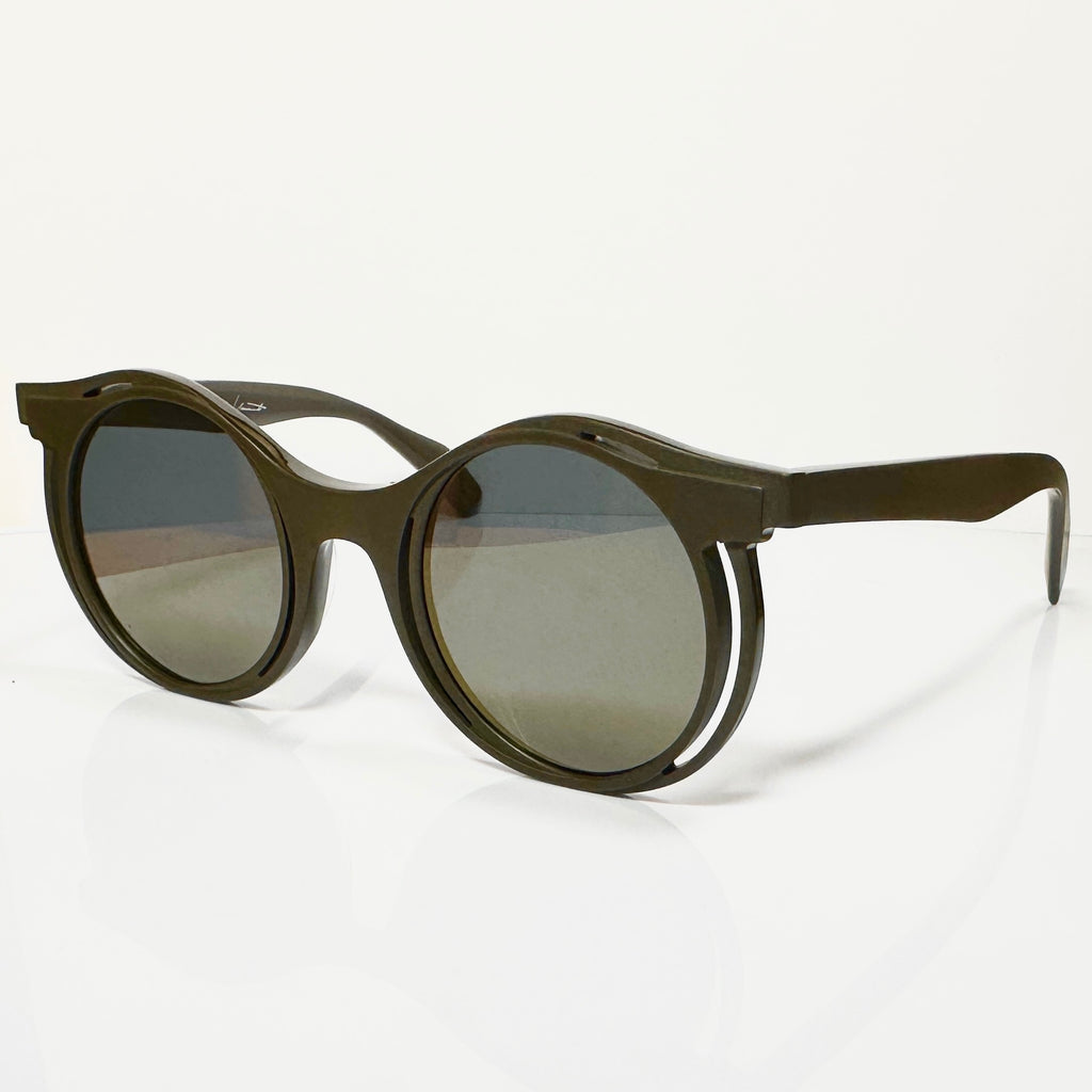 Yohji Yamamoto YY5021 115 Unisex Sunglasses Frame in Brown - Authentic New