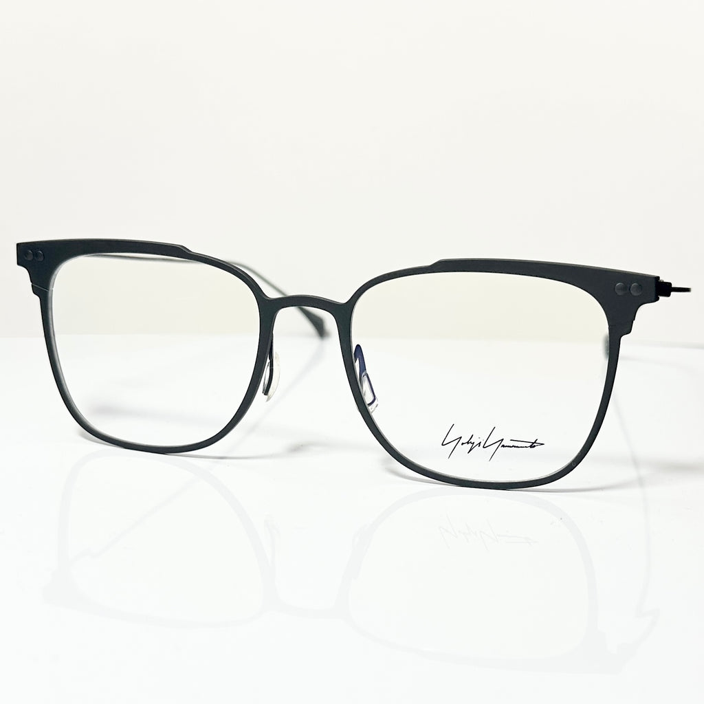 Yohji Yamamoto YY3026 500 Men's Eyeglasses Frame in Dark Green - Authentic New