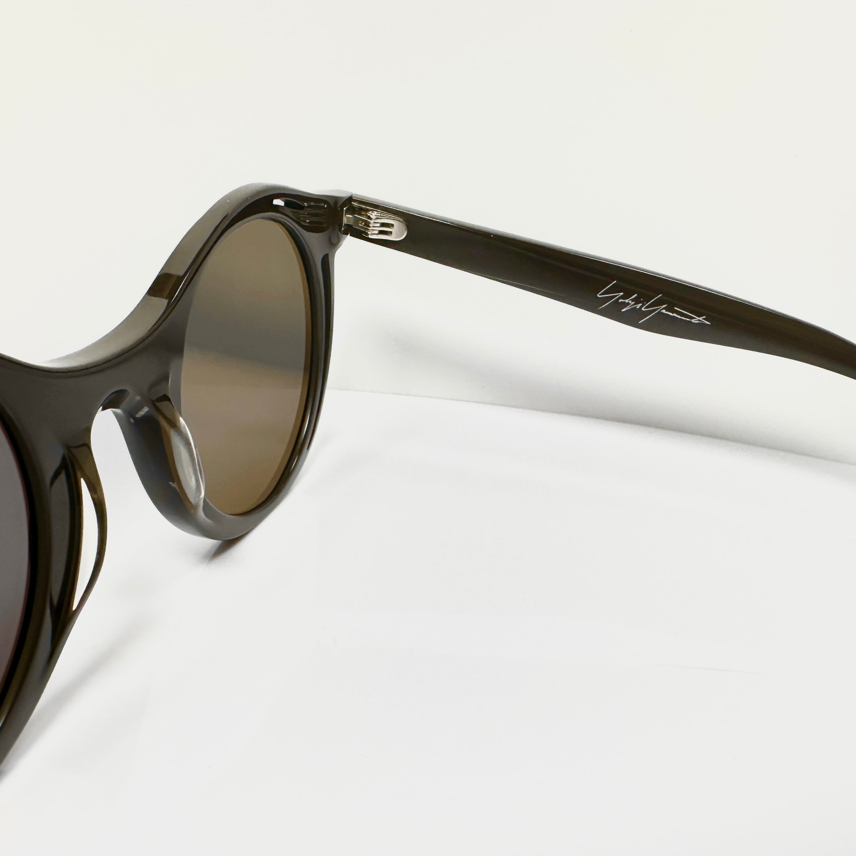 Yohji Yamamoto YY5021 115 Unisex Sunglasses Frame in Brown - Authentic New
