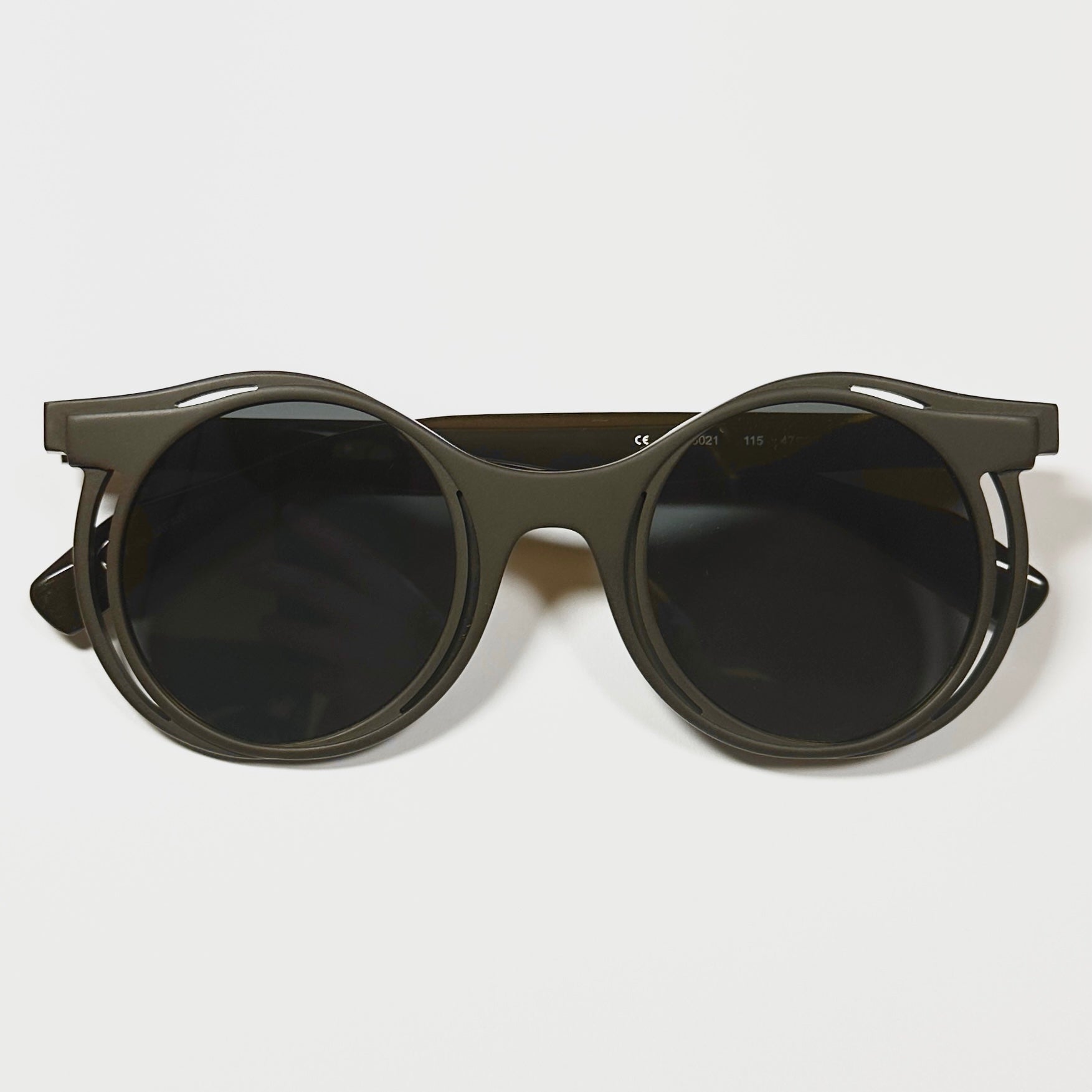 Yohji Yamamoto YY5021 115 Unisex Sunglasses Frame in Brown - Authentic New