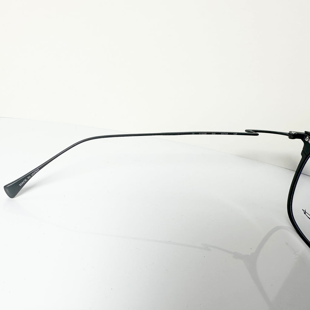 Yohji Yamamoto YY3026 500 Men's Eyeglasses Frame in Dark Green - Authentic New