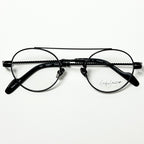 Yohji Yamamoto YY19-0026 1 Round Eyeglasses Frame in Black - Authentic New