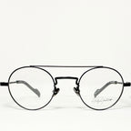 Yohji Yamamoto YY19-0026 1 Round Eyeglasses Frame in Black - Authentic New