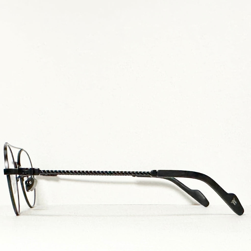 Yohji Yamamoto YY19-0026 1 Round Eyeglasses Frame in Black - Authentic New