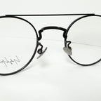 Yohji Yamamoto YY19-0026 1 Round Eyeglasses Frame in Black - Authentic New