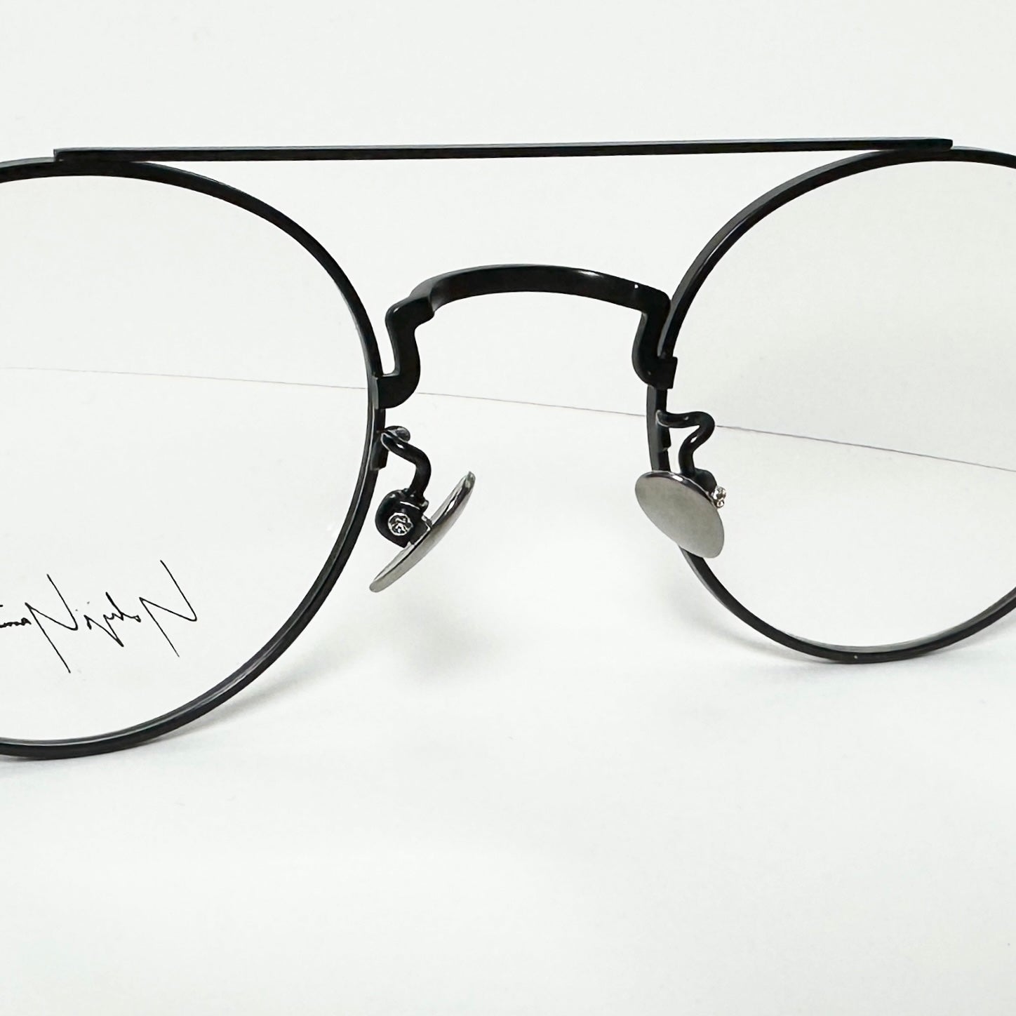 Yohji Yamamoto YY19-0026 1 Round Eyeglasses Frame in Black - Authentic New