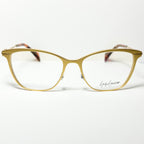 Yohji Yamamoto YY3030 464 Women's Eyeglasses Frame in Gold - Authentic New