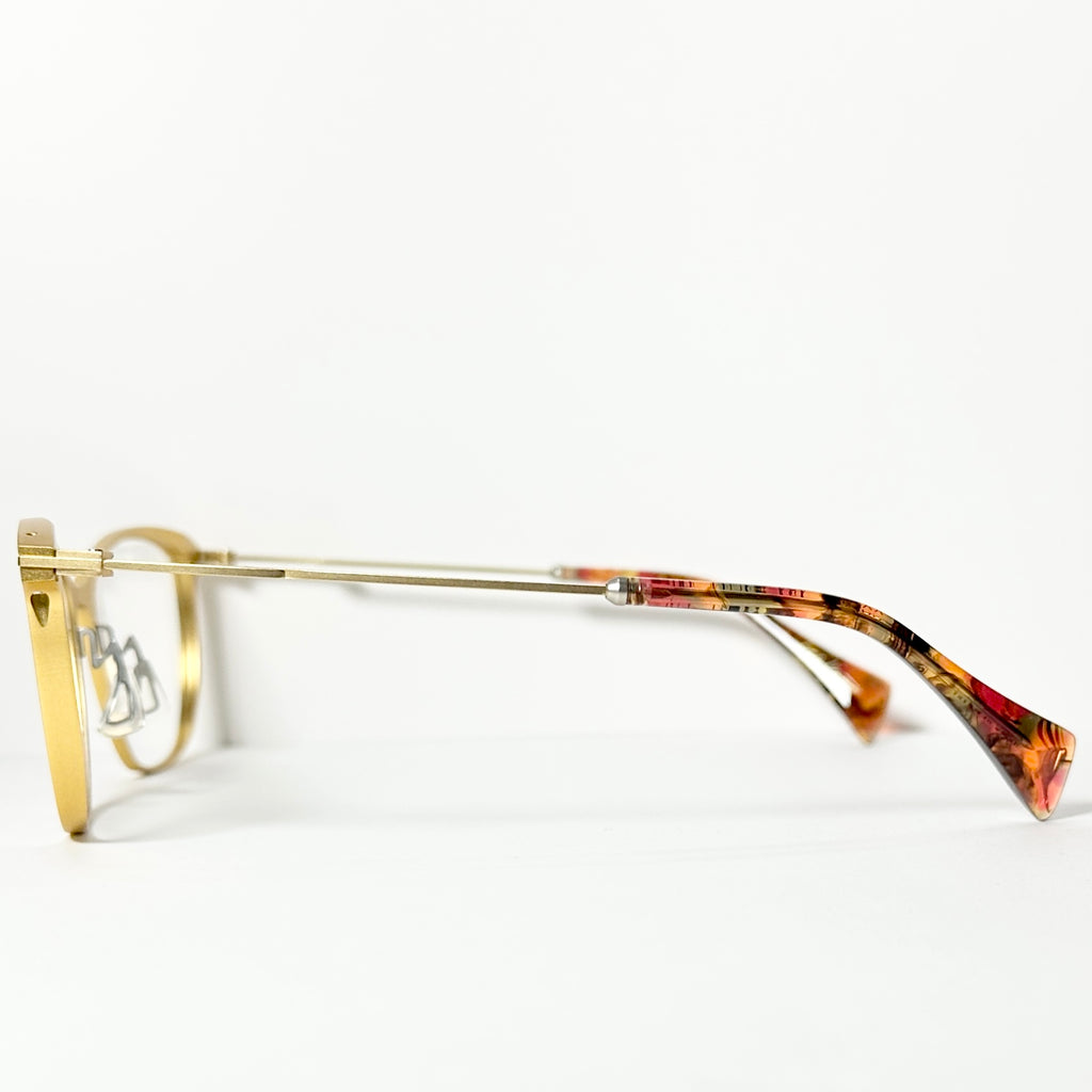 Yohji Yamamoto YY3030 464 Women's Eyeglasses Frame in Gold - Authentic New