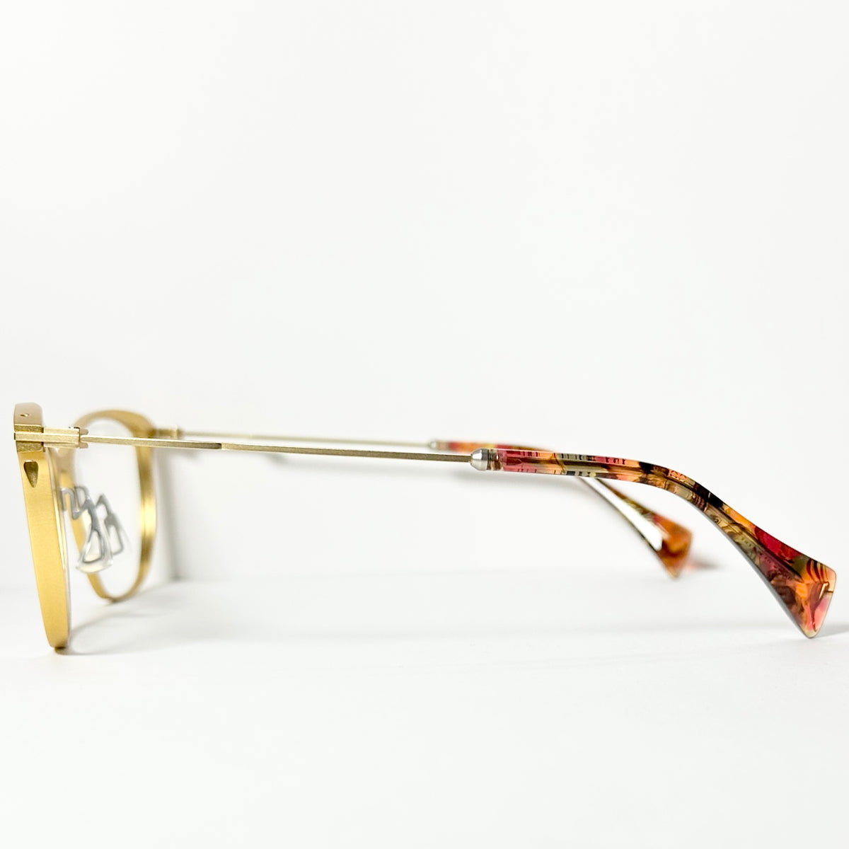 Yohji Yamamoto YY3030 464 Women's Eyeglasses Frame in Gold - Authentic New