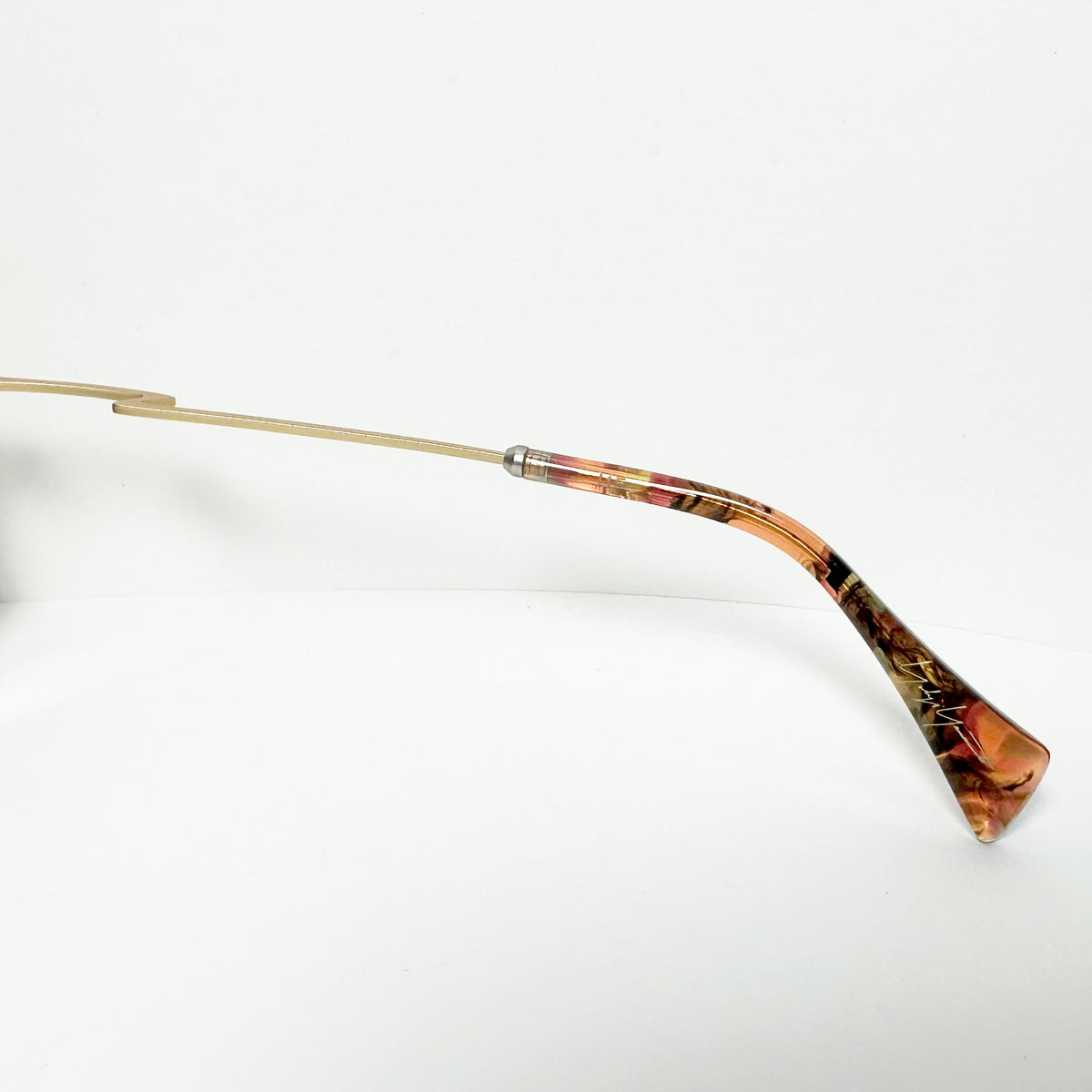 Yohji Yamamoto YY3030 464 Women's Eyeglasses Frame in Gold - Authentic New