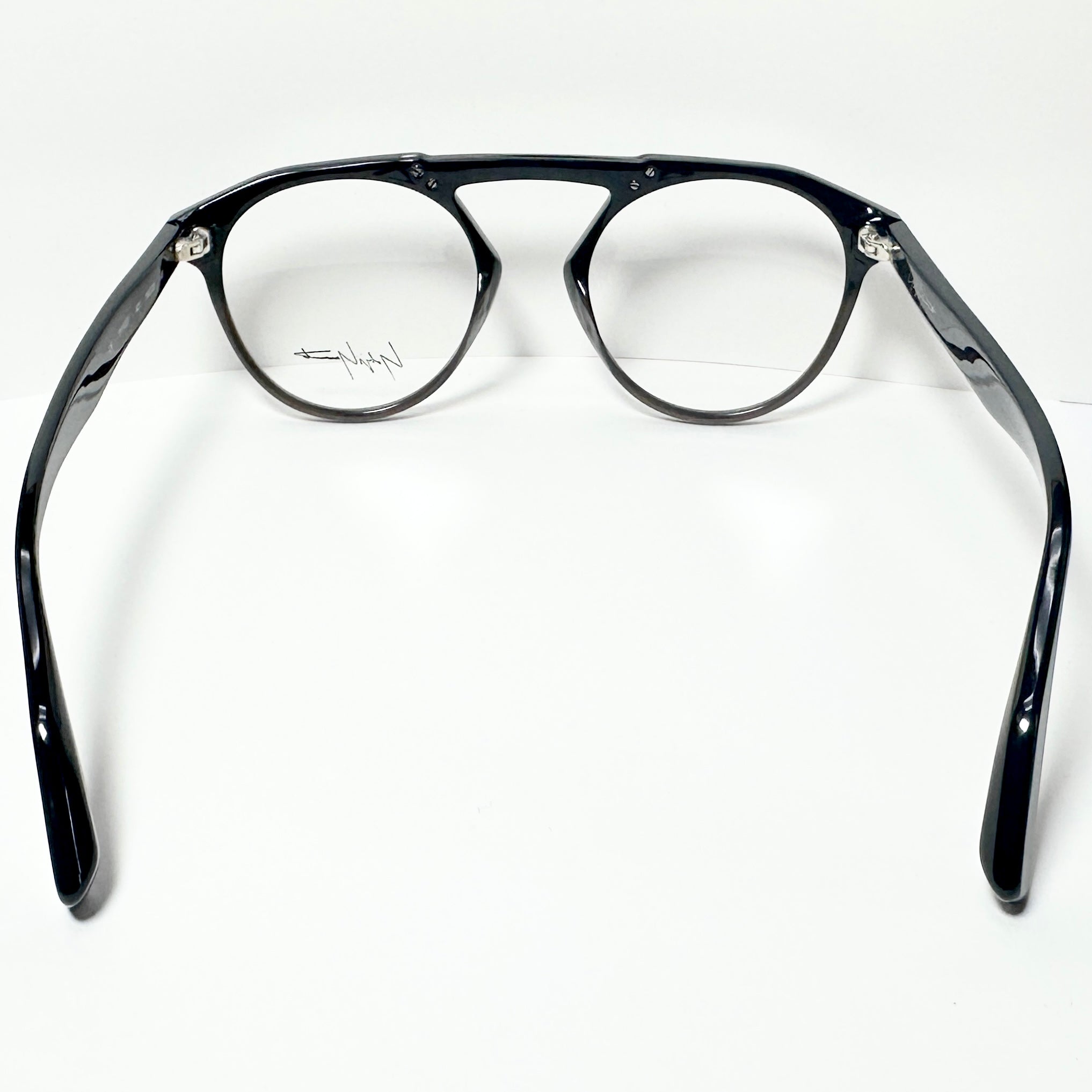 Yohji Yamamoto YY1027 621 Men's Eyeglasses Frame in Black - Authentic New