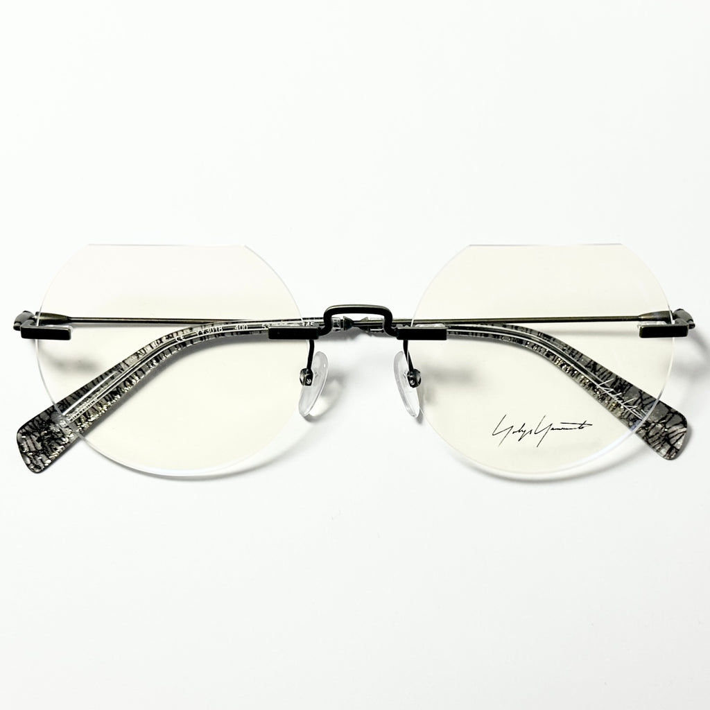 Yohji Yamamoto YY3018 400 Rimless Eyeglasses Frame Bronze Brown - Authentic New