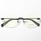 Yohji Yamamoto YY3018 400 Rimless Eyeglasses Frame Bronze Brown - Authentic New