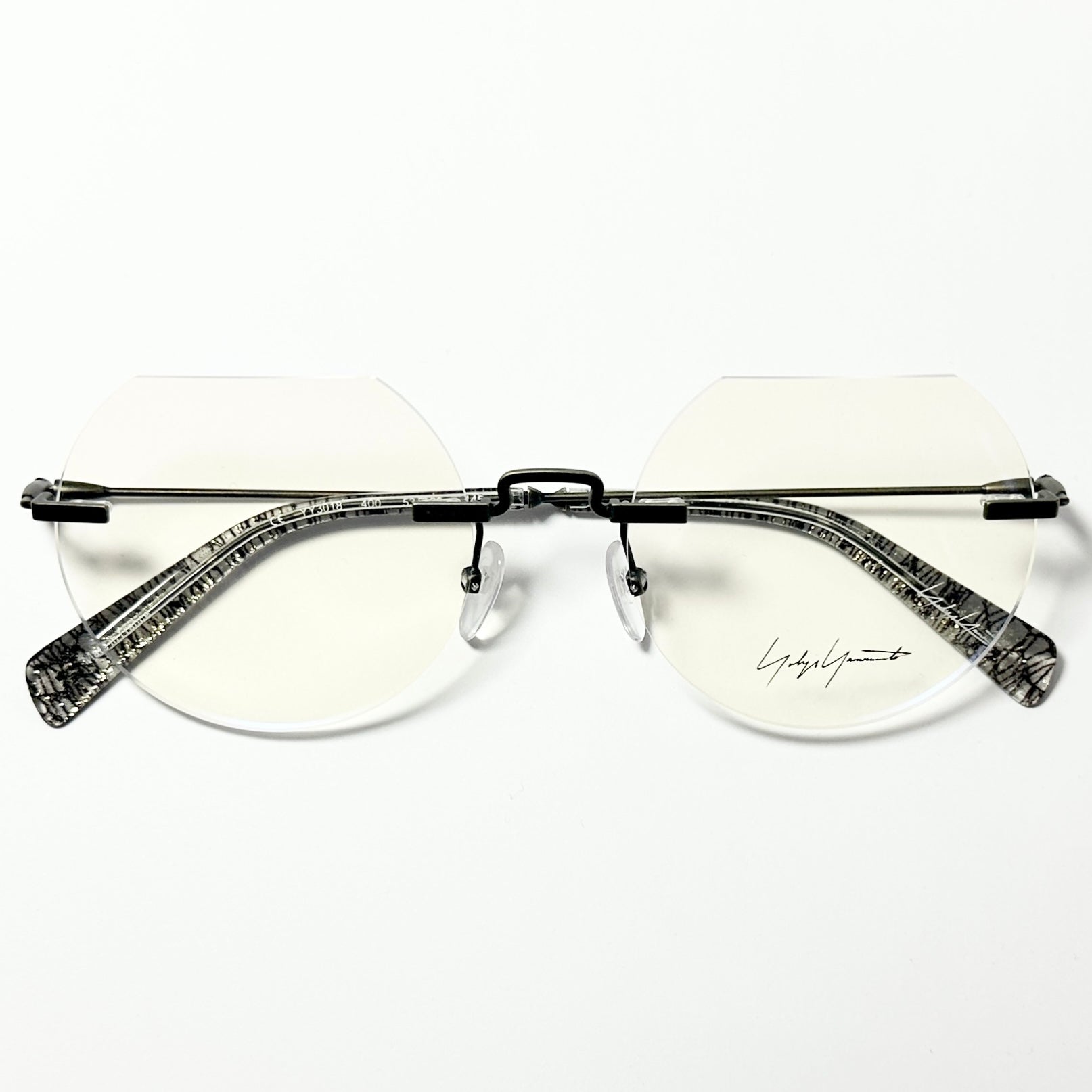 Yohji Yamamoto YY3018 400 Rimless Eyeglasses Frame Bronze Brown - Authentic New