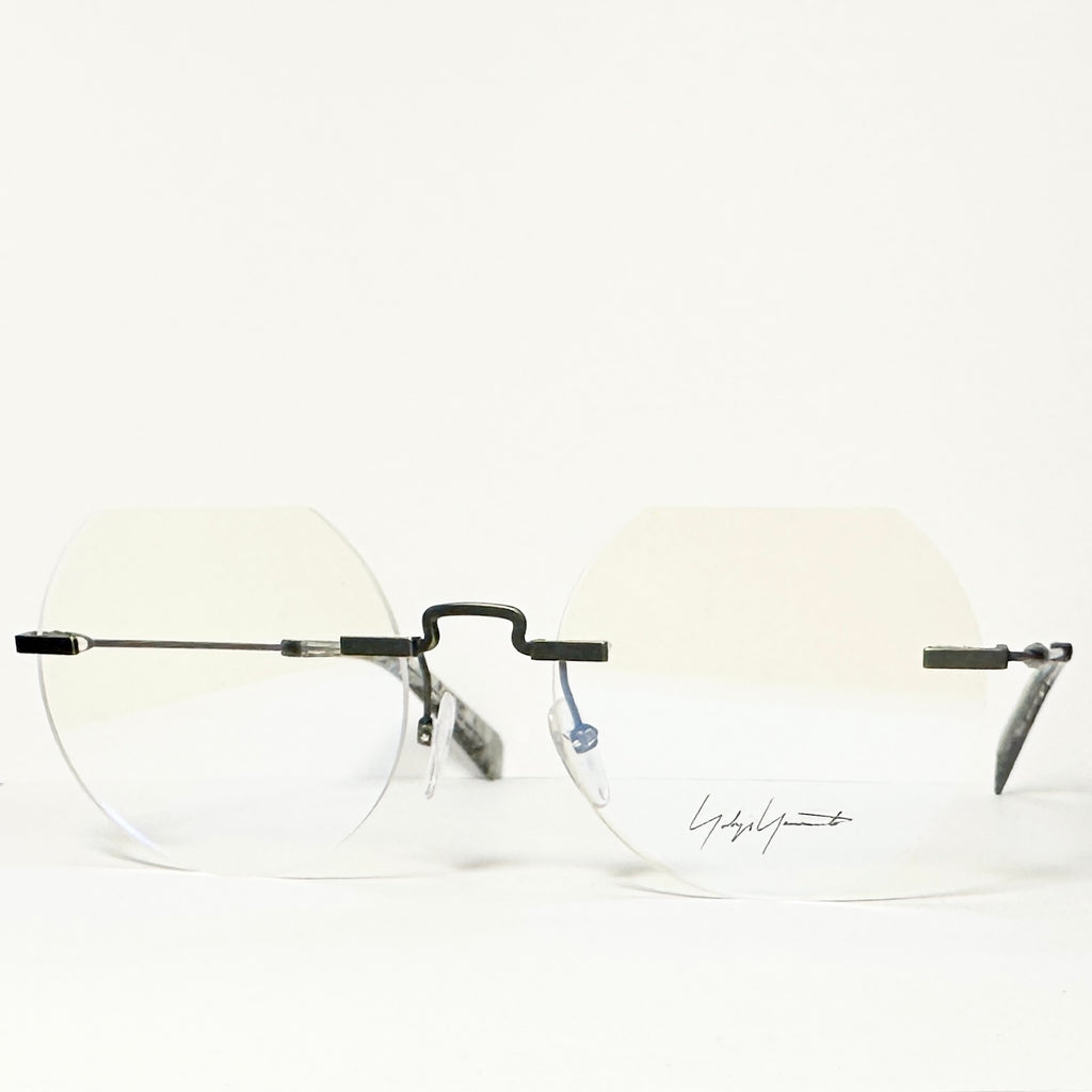Yohji Yamamoto YY3018 400 Rimless Eyeglasses Frame Bronze Brown - Authentic New