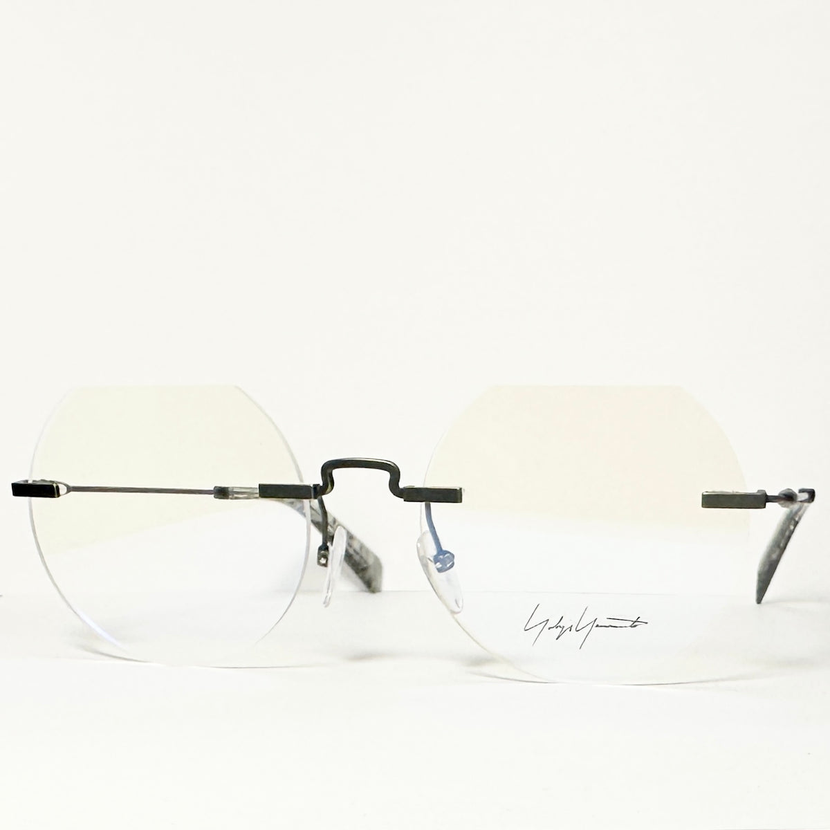 Yohji Yamamoto YY3018 400 Rimless Eyeglasses Frame Bronze Brown - Authentic New