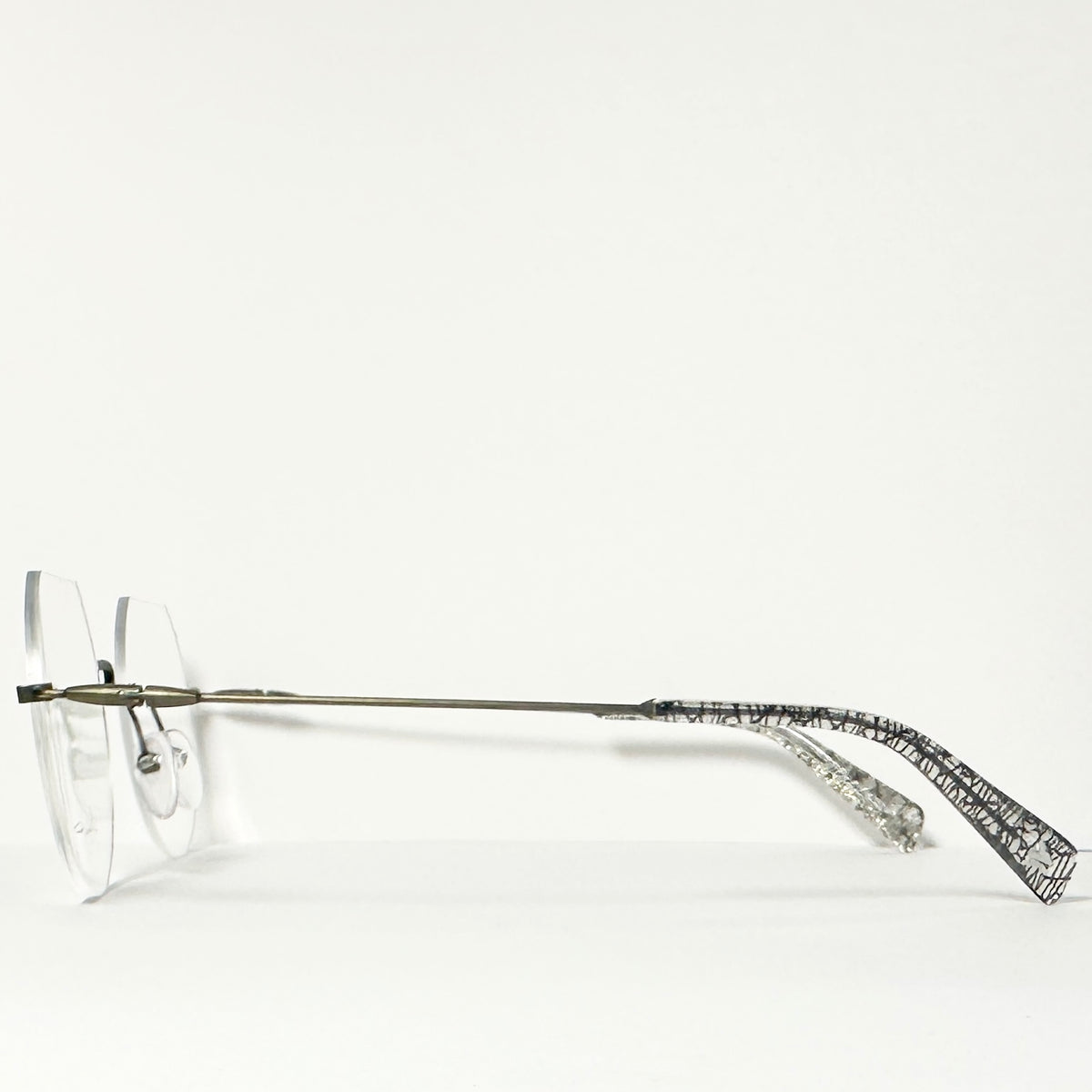Yohji Yamamoto YY3018 400 Rimless Eyeglasses Frame Bronze Brown - Authentic New