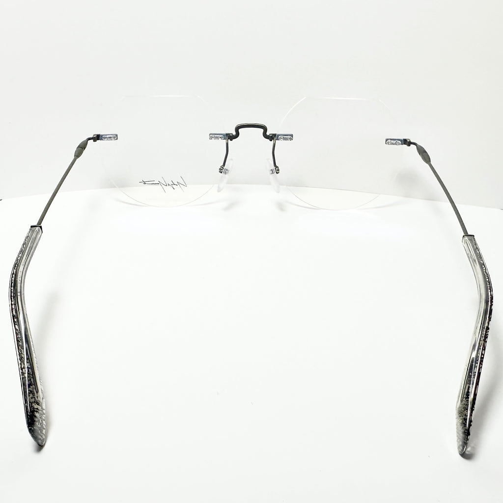 Yohji Yamamoto YY3018 400 Rimless Eyeglasses Frame Bronze Brown - Authentic New