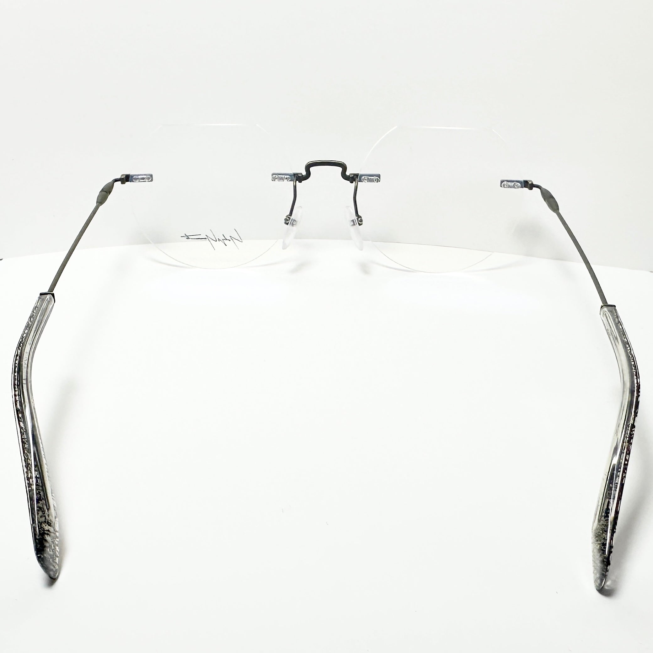 Yohji Yamamoto YY3018 400 Rimless Eyeglasses Frame Bronze Brown - Authentic New