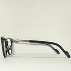 Yohji Yamamoto YY19-0032 02 Men's Eyeglasses Frame in Navy - Authentic New